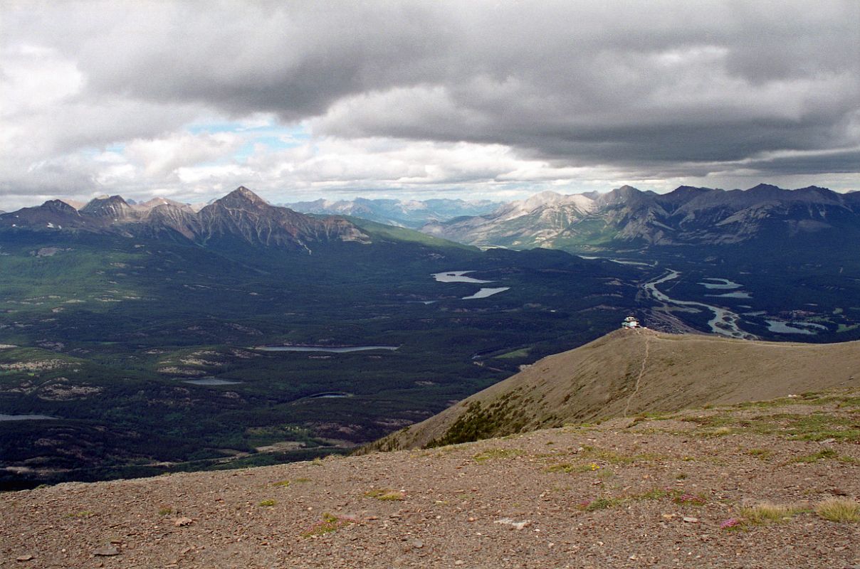 16 Pyramid Mountain, Hawk Mountain, Mount Colin From Hike On Whistlers Peak